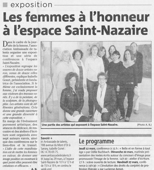 Exposition à L\'Espace St Nazaire