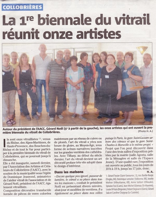 1ère Biennale du vitrail de Collobrières