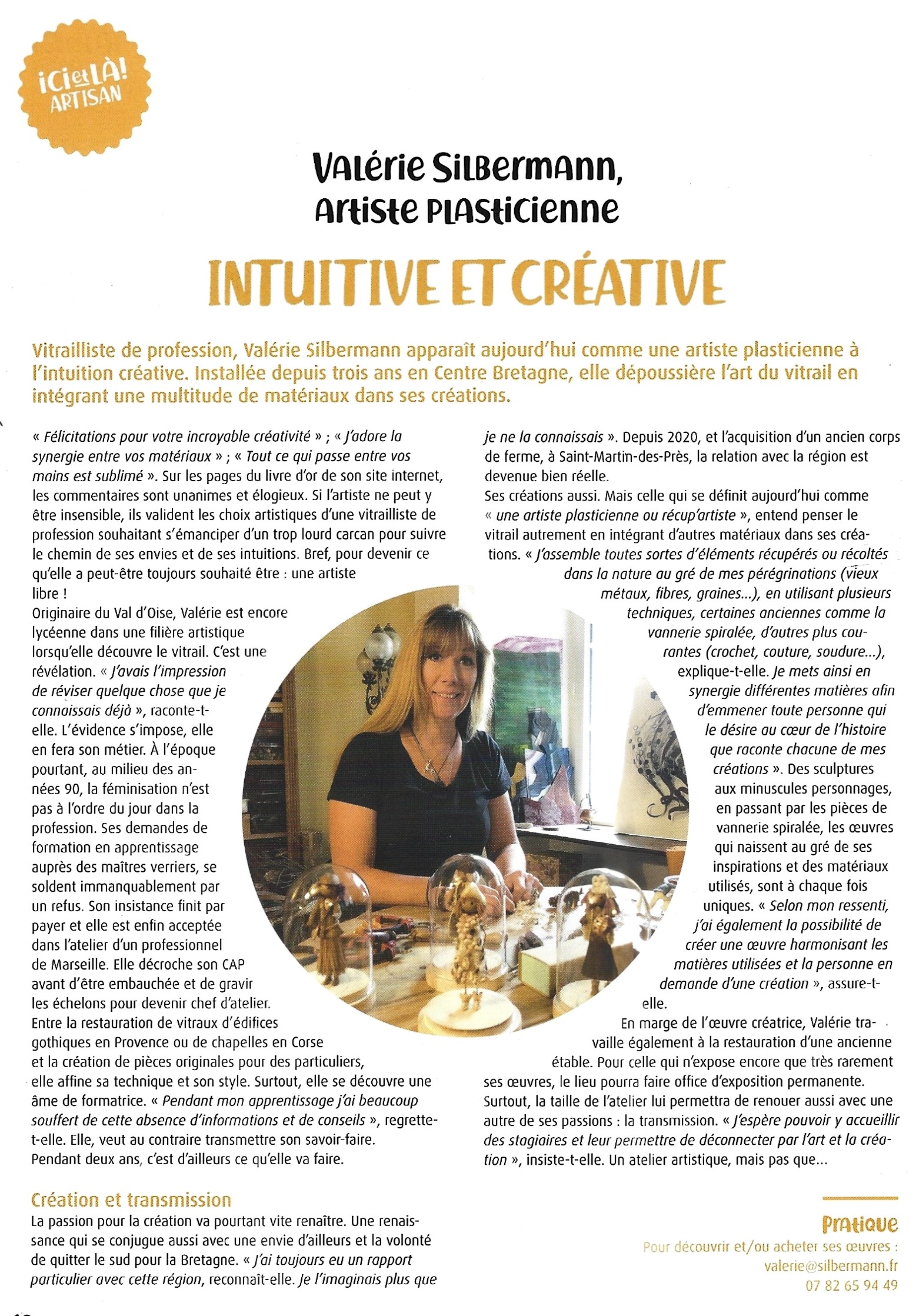 Article magasine Ici et Là 