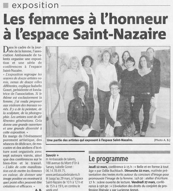 Exposition à L'Espace St Nazaire
